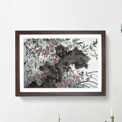 Garden Flowers Vol.2 by Chen Daofu - Framed Print