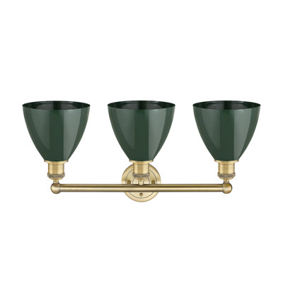 Éclairage pour meuble-lavabo 3 lumières 25,5 pouces Anglie Dome