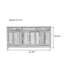 Buffet multifonctionnel en bois massif