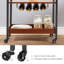 Freelandville Metal Bar Cart