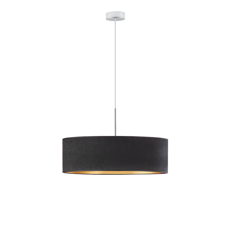 5 - Light Drum Pendant, Black