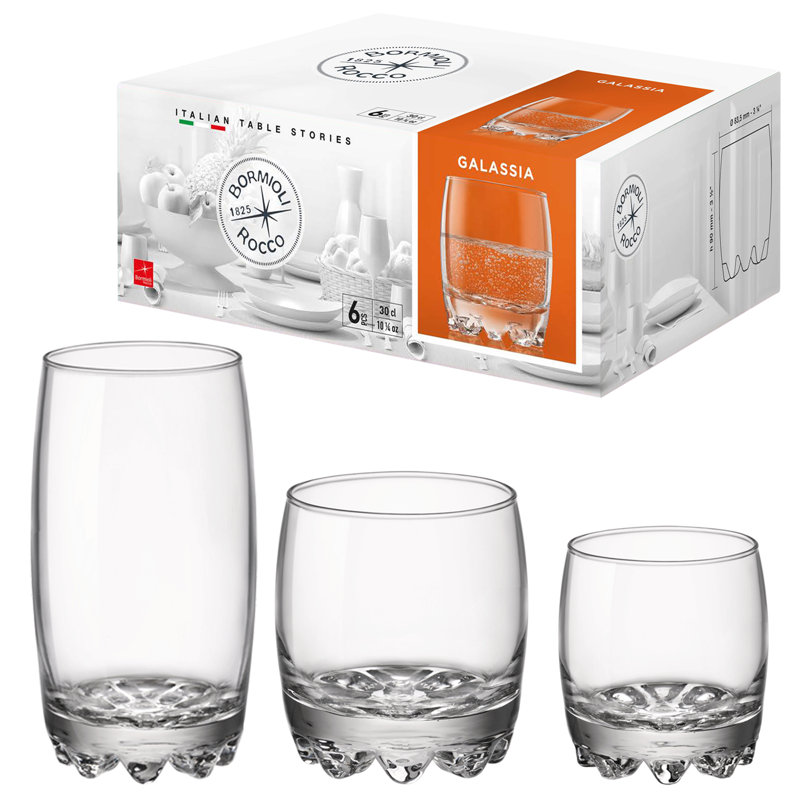 Galassia Drinking Glass, 13.8oz, 6