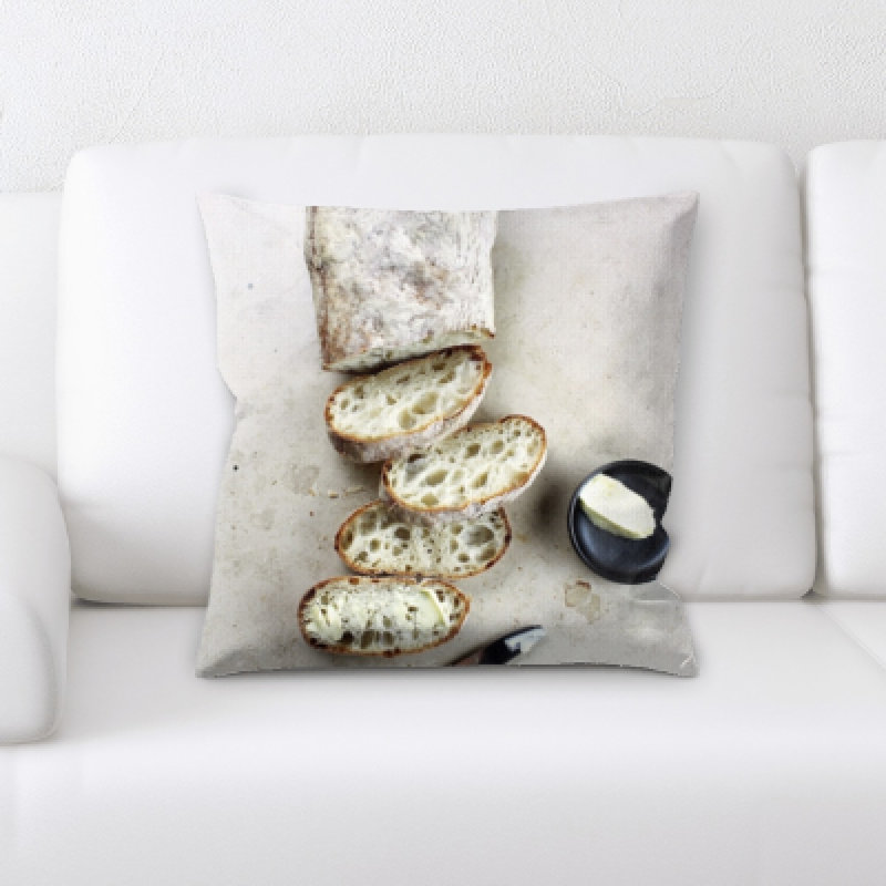 Microsuede Reversible Throw Pillow