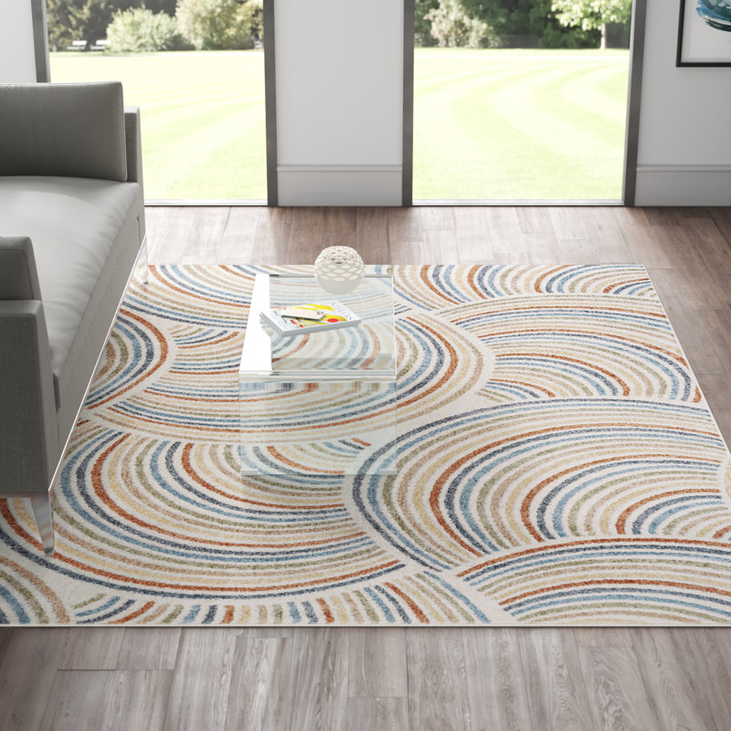 Aramus Abstract Indoor Rug, Rectangle 7'10" x 10'