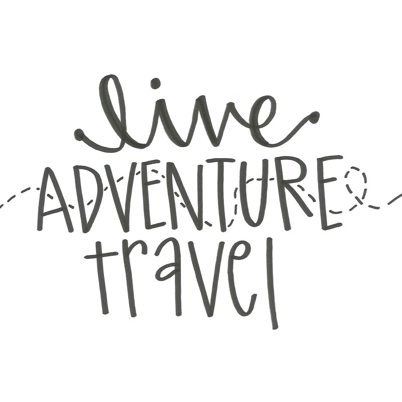 «Live Adventure Travel», art textuel sur toile tendue, H 8 po x l 12 po
