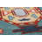 All-Over Geometric Kazak Oriental Area Rug