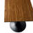 Travis 24" Square Bar Height Table With MDF Top And Stainless Steel Pedestal Base - Dining Table For Modern Home And Kitchen-235228639-235228636