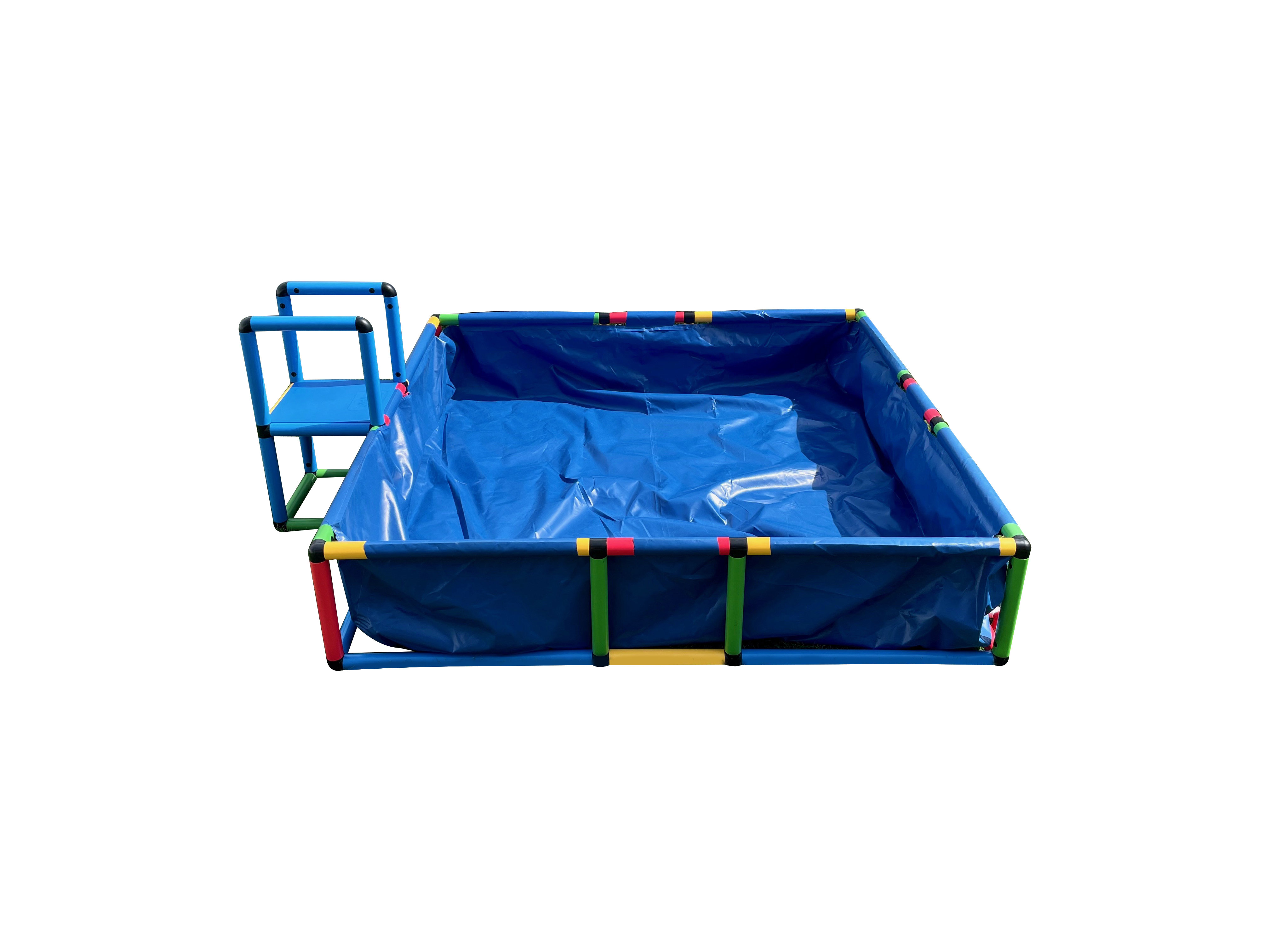 Funphix Build and Splash Buildable Swimming Pool - Outdoor Building Toy ...