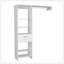 150 système de garde-robe britannique, chambre à coucher, blanc