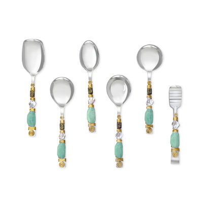Cuillères de service Aqua Oasis (paquet de 6)