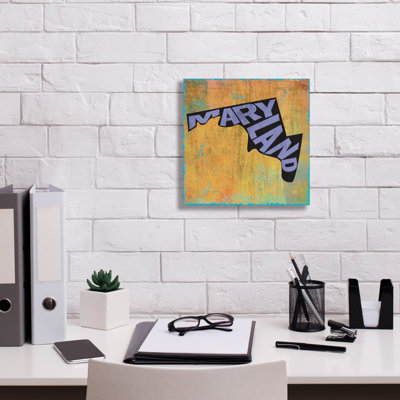 'Maryland' by Art Licensing Studio Canvas Wall Art