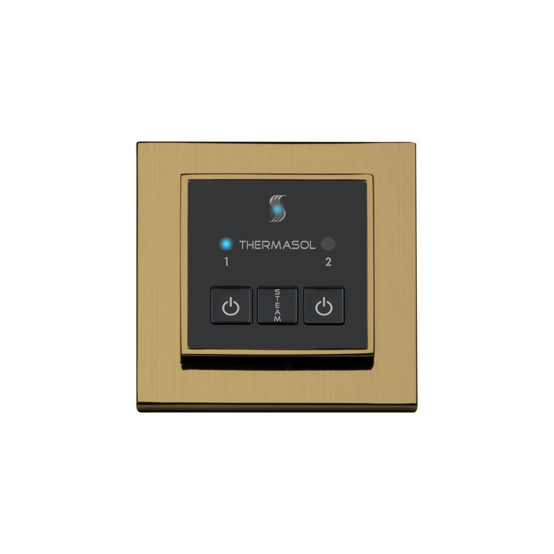 Steam Generator Control, Satin Brass