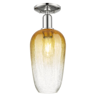 Downtown Urban - Oaklei - 1 Light 7" Semi-Flush Mount 