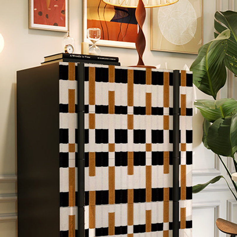 Commode d'appoint style rétro minimaliste français