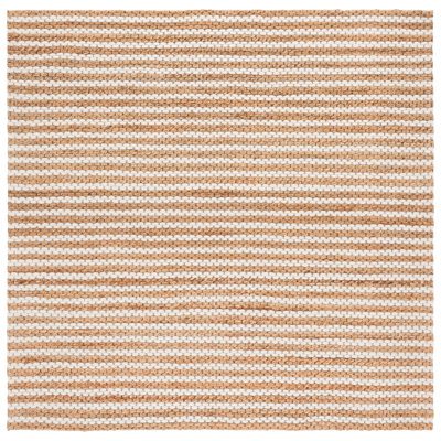 Martha Stewart 9526 Hand Tufted 40% Jute; 40% Wool; 20% Cotton Striped Rug