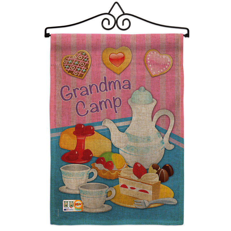 Ensemble de drapeaux 19 x 13 po Grandma Camp