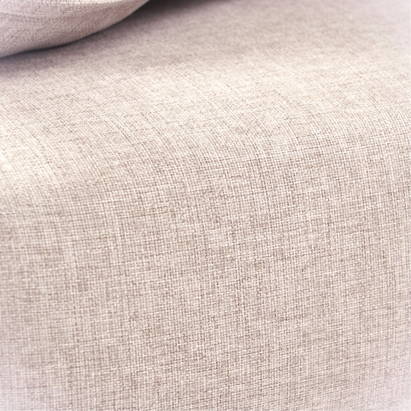 Fauteuil club d'extérieur en aluminium, structure argentée avec coussin beige, 1 pièce
