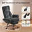 Big and Tall Office Chair, Flip Armrests for Pets & Cross Legged Sitting, Executive Ergonomic Computer Gaming Chair with Foot Rest-1931909680