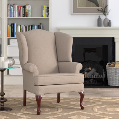 Lucious Upholstered Wingback Chair