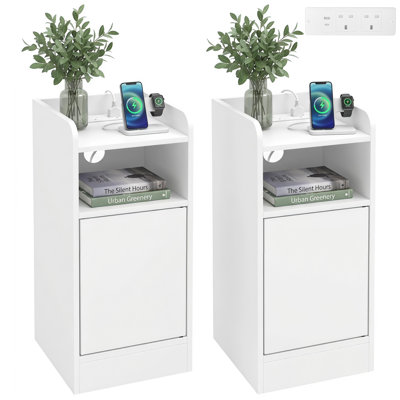 25 cm W Particle Board Bedside Table