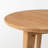 Fjord 23.6"W Solid Oak Modern Round Side Table-786520226-786520284-779171359