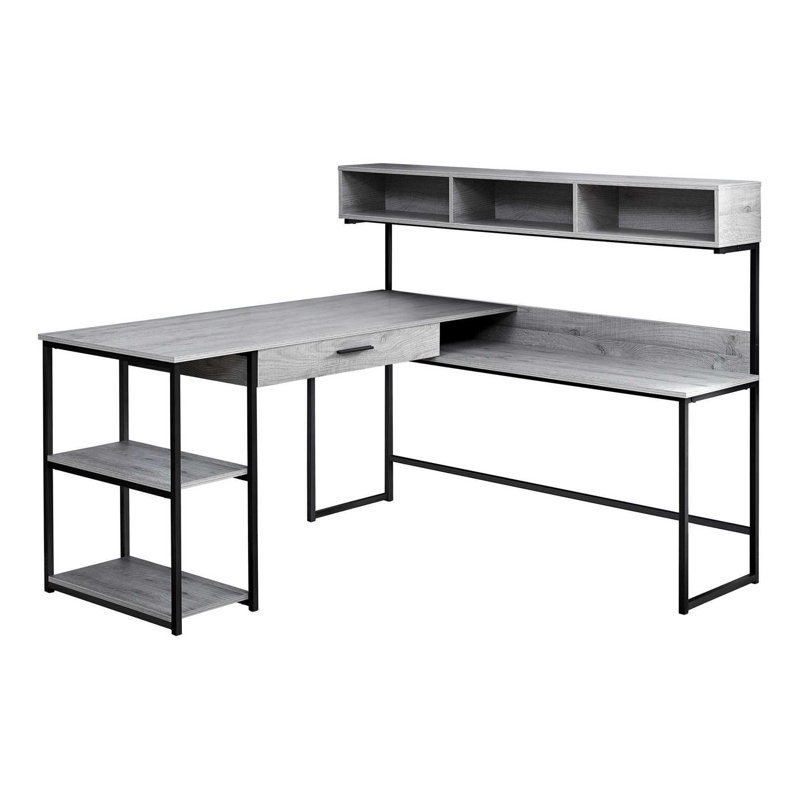 Bureau d'ordinateur, Gris