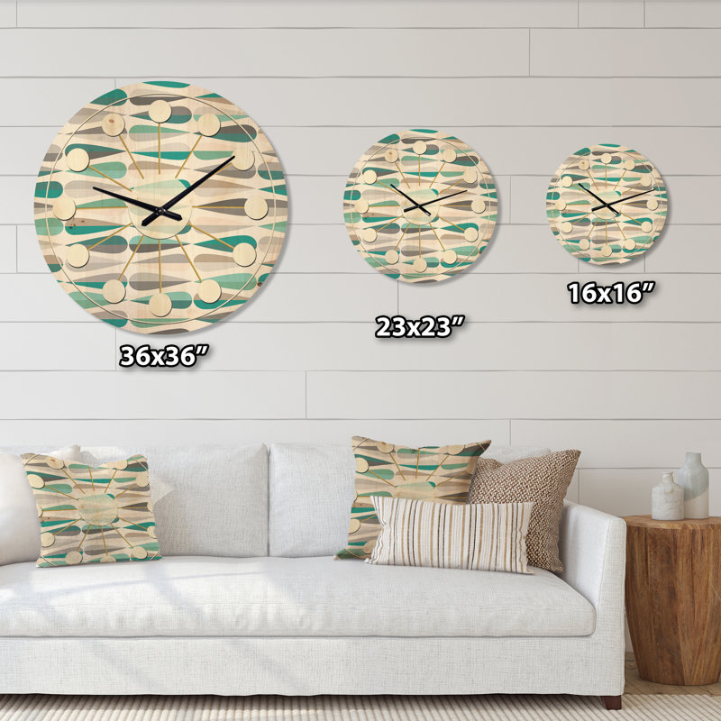Horloge murale abstraite, Petit