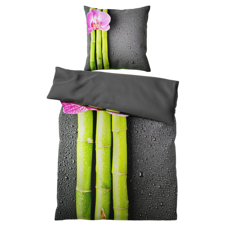 Cotton No Pattern Duvet Cover Set with Pillowcases