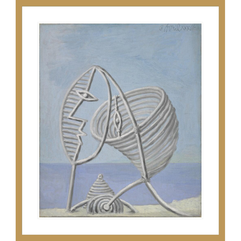 «Portrait of a Young Girl» par Pablo Picasso, impression giclée sur cadre, H 38,57 po x l 33,5 po