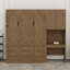 Lit escamotable avec armoire réversible de gauche à droite, lumières DEL et tiroirs de rangement-928622300