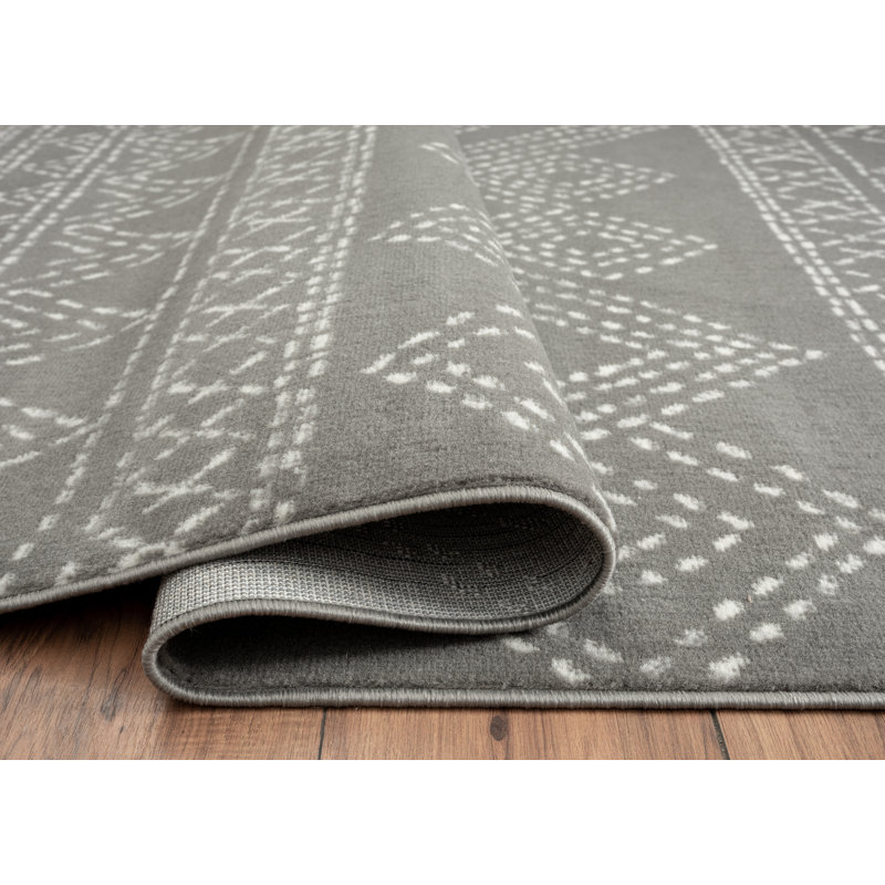 Gillingham Geometric Area Rug, Rectangle 60x 100cm