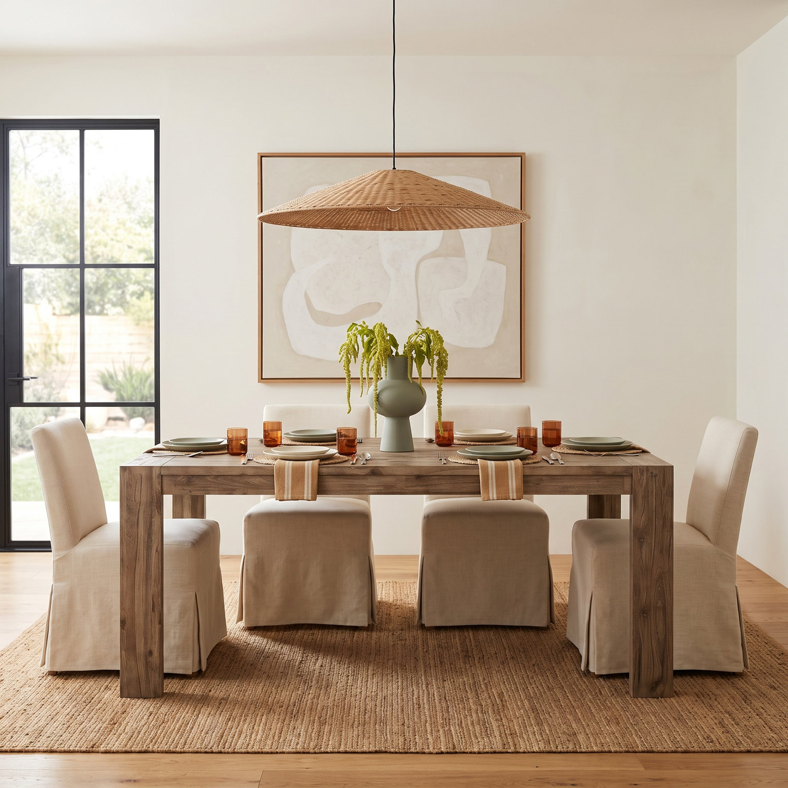 Vancamp 71" Acacia Dining Table