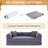 Boneless 80.7" Corduroy Sleeper Sofa Modular Sofa Bed Compression Foam Couch Bed With 2 Pillows - No Assembly Required-1271985271