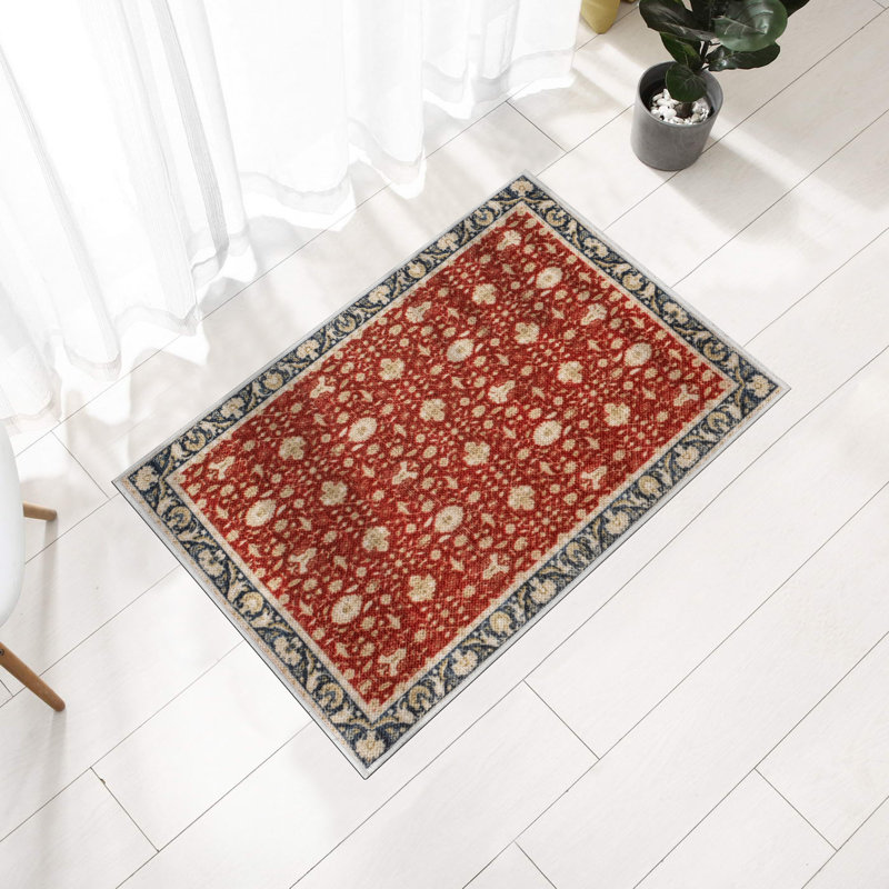 Tapis rectangulaire avec foyer antidérapant, Rectangle 2 pi x 3 pi