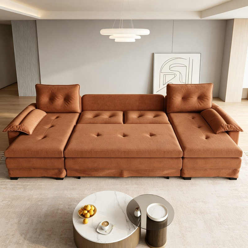 Canapés modulaires, Orange