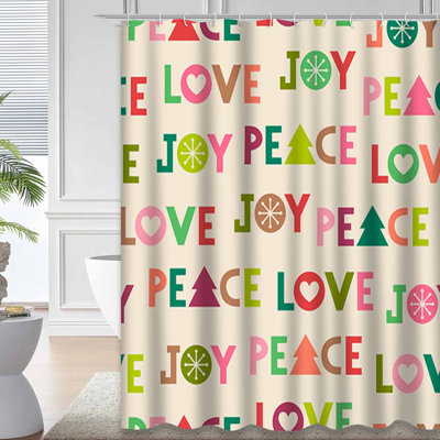 Rideau de douche transparent transparent, rideaux de douche pour la salle de bain avec 12 crochets
