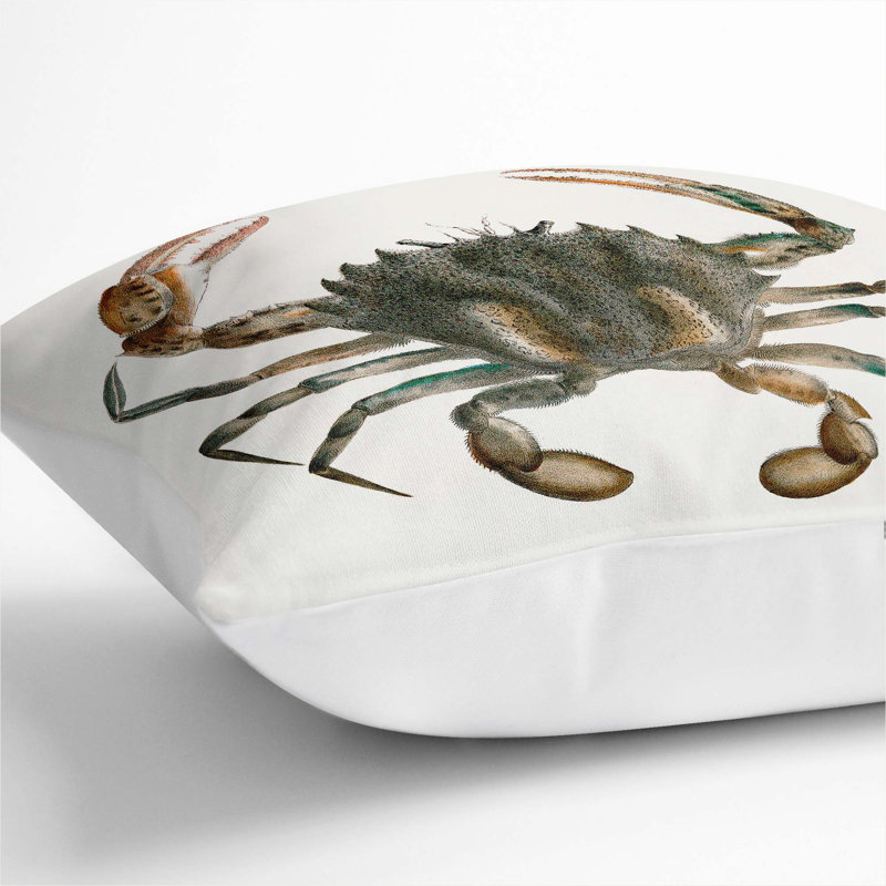 Square Throw Cushion, White, 55cm H x 55cm W x 20cm D