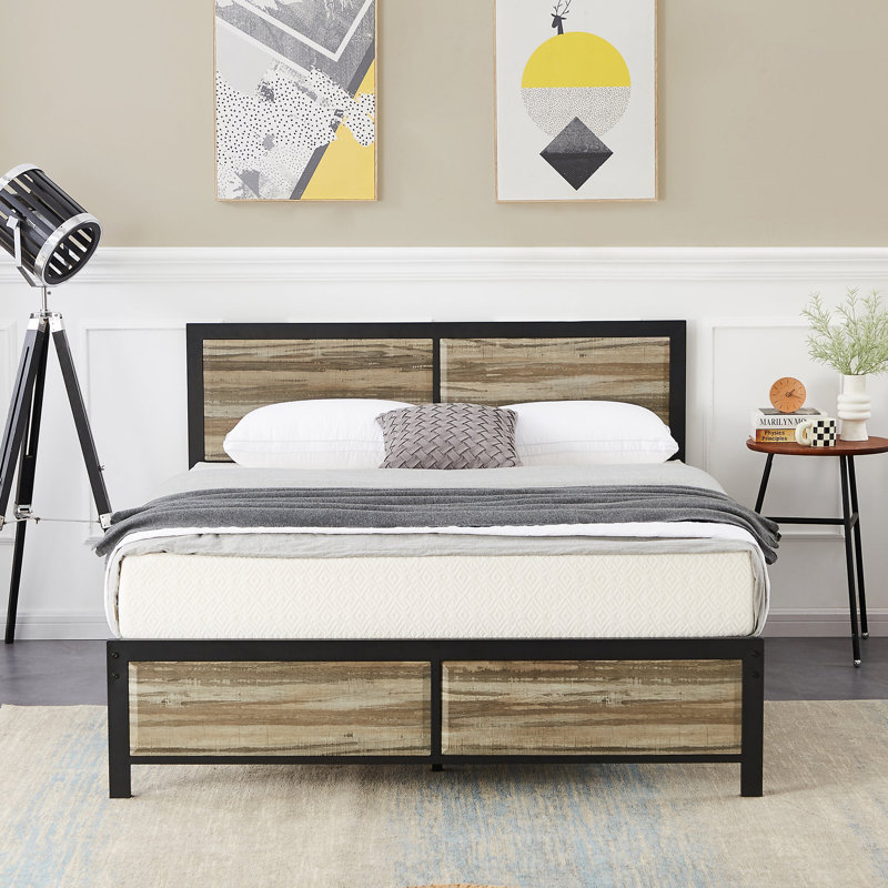 Twin Bed Frame, Double (4'6), Slate