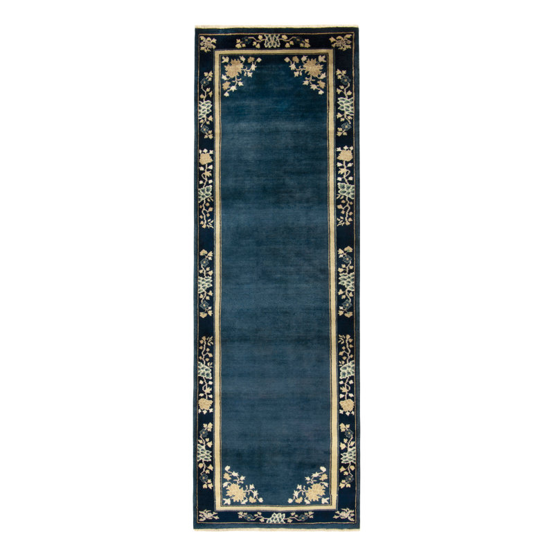 One-of-a-Kind 2'6" X 7'8" Hand Knotted Area Rug