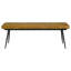 Banc à coussin capitonné chameau et noir-1893759400