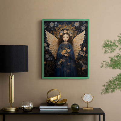 «Religious Series CECXCVI», reproduction d'art encadrée - bois massif