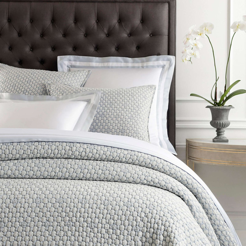 Lodi Matelasse Coverlet, Queen Coverlet, Sand