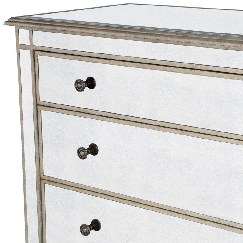 Commode d'appoint à miroir 3 tiroirs Daneli