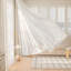 1pièce rideau transparent en tulle transparent blanc pur bricolage-1776736460