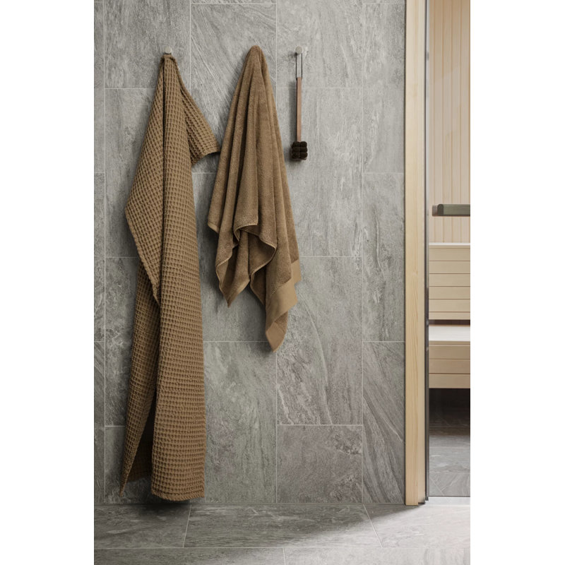 Riva 100% Cotton Bath Towel, Black