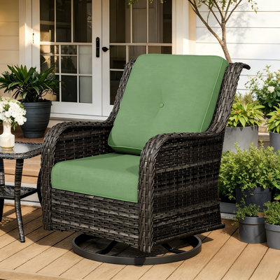 Adwin Outdoor 4"Deep Seat Cushion Set With Olefin Fabric (Cushions Only)