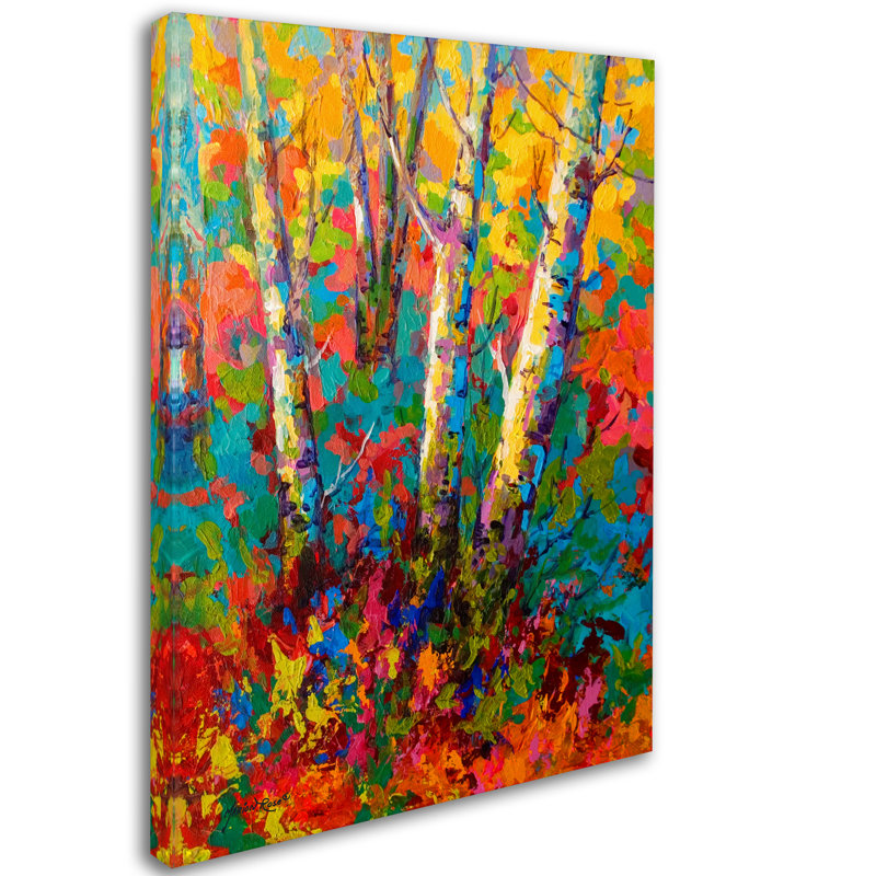 «Autumn II» par Kucera, reproduction sur toile tendue, H 24 po x l 18 po