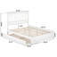 Lit plateforme en bois massif Asparas avec pied de lit et lit gigogne-645752985-631275345