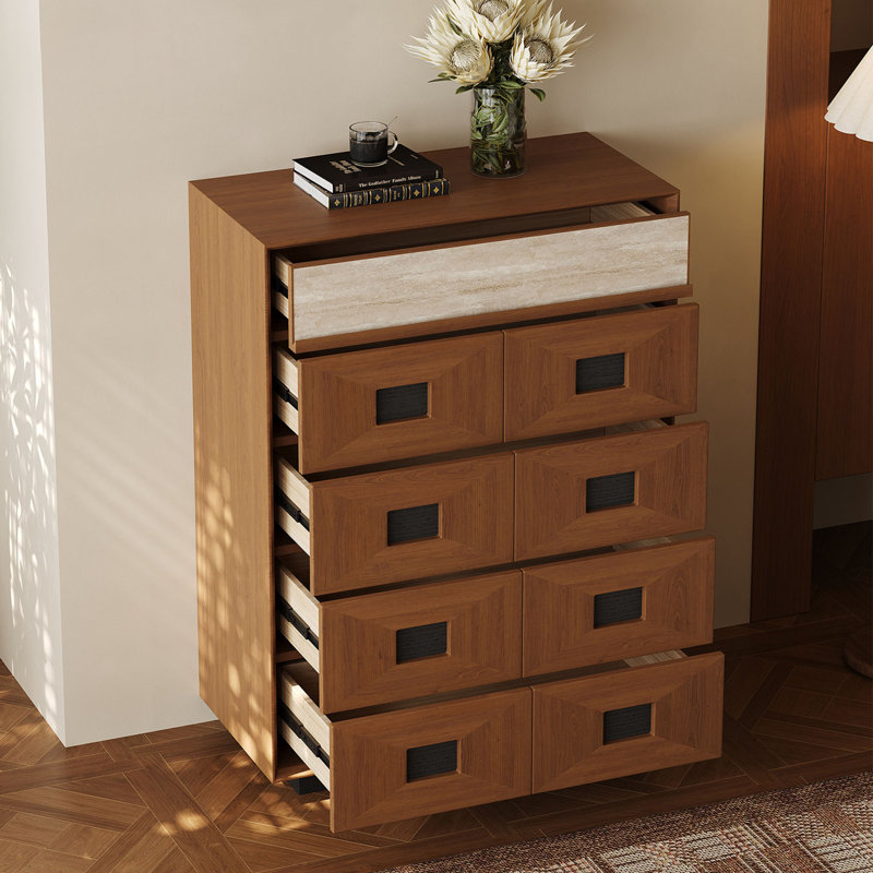 Commode de rangement de style rétro et minimaliste
