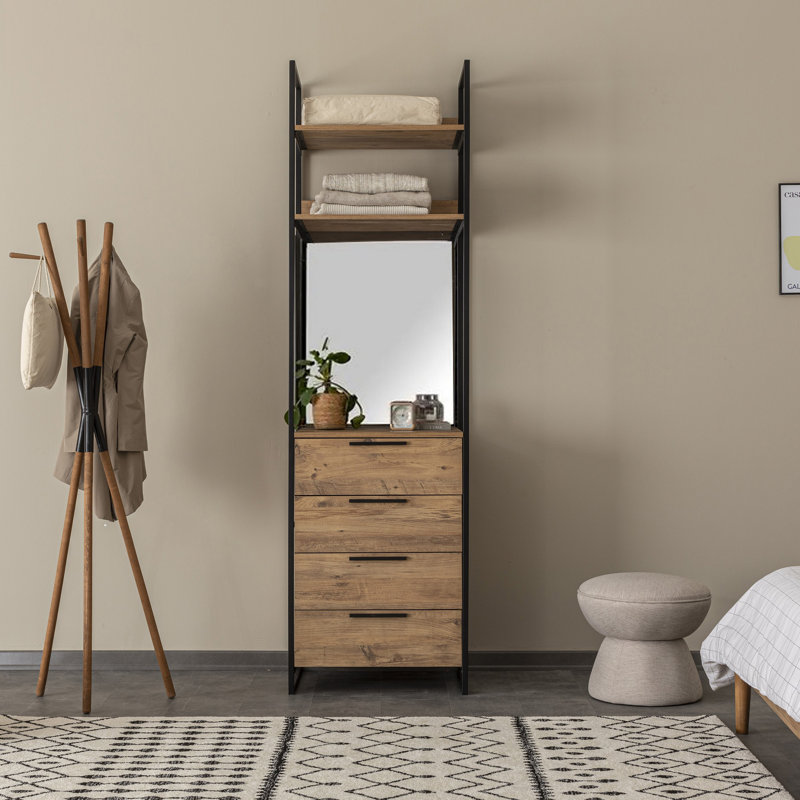 2 Door Manufactured Wood Wardrobe